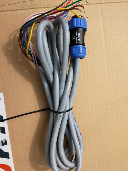Kabel sterujący zasilający 12 pin KIPI z wtyczką